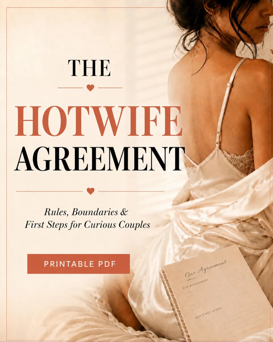 Hotwife Cuckold Agreement PDF, Couples Contract, Boundaries Workbook, Rules Checklist, Printable Relationship Guide image 1
